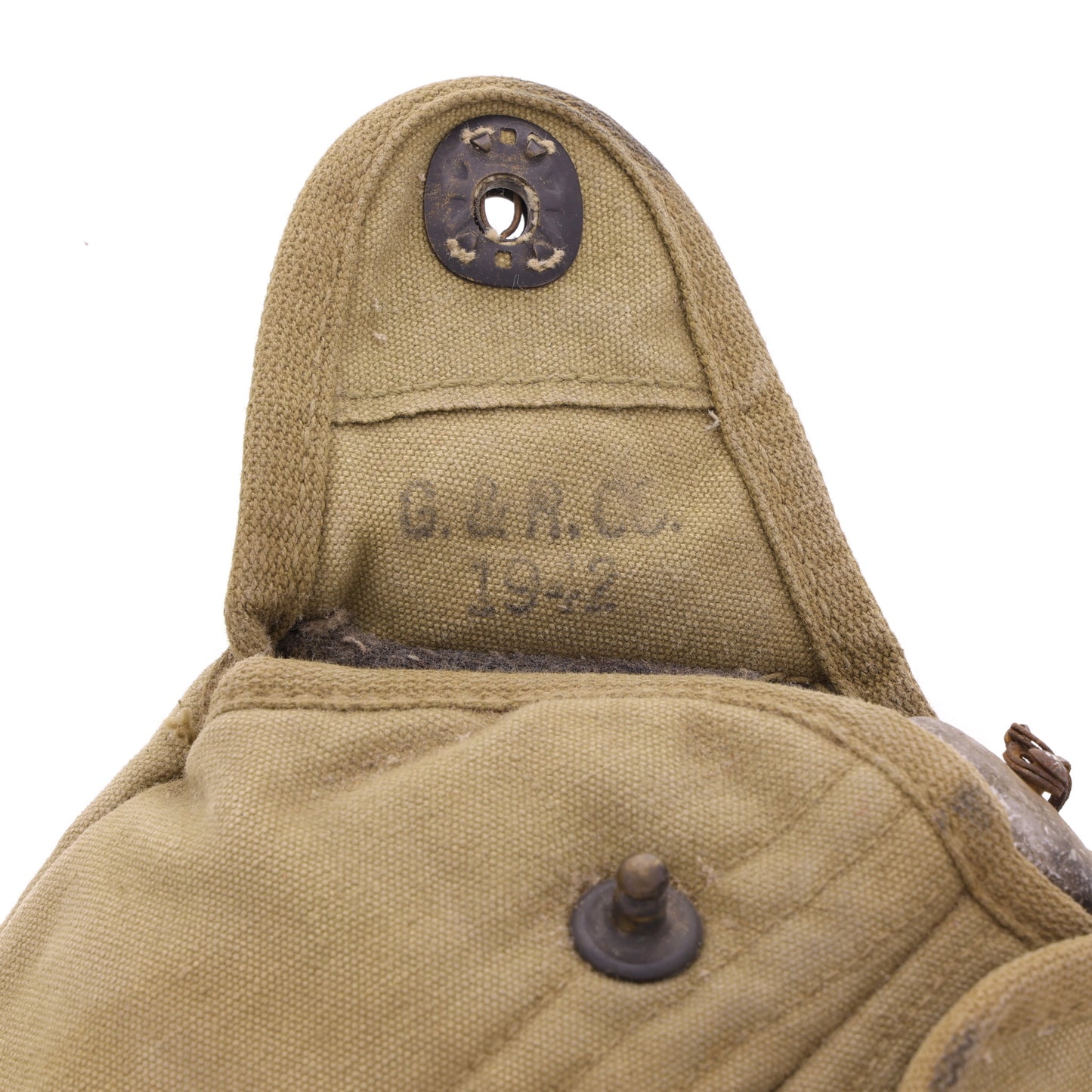 WWII U.S. Army M1910 Canteen by A.G.M.co. with Cover by G.&R.CO. (1942)