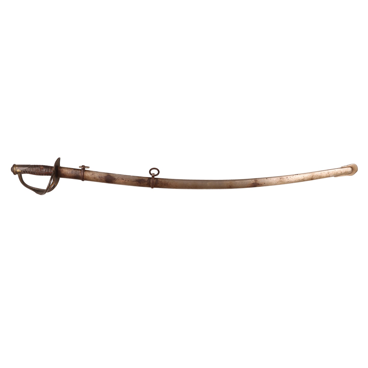 Civil War Union Army M1860 Light Cavalry Saber with Steel Scabbard by J.B. Allere (1863)