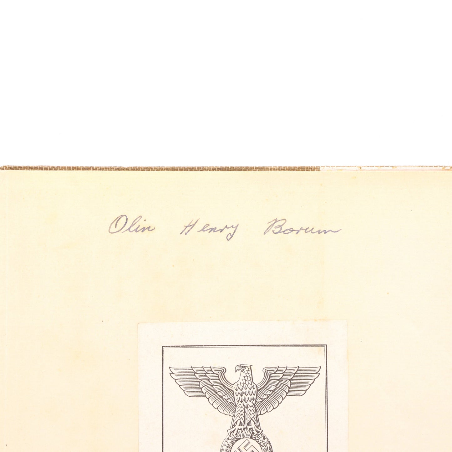 Deutsche Kunst im Wandel der Zeiten by Wilhelm Müseler with Signed Letter from Ambassador Ernst Wendler to the UNC German Language Department (May 26, 1937)