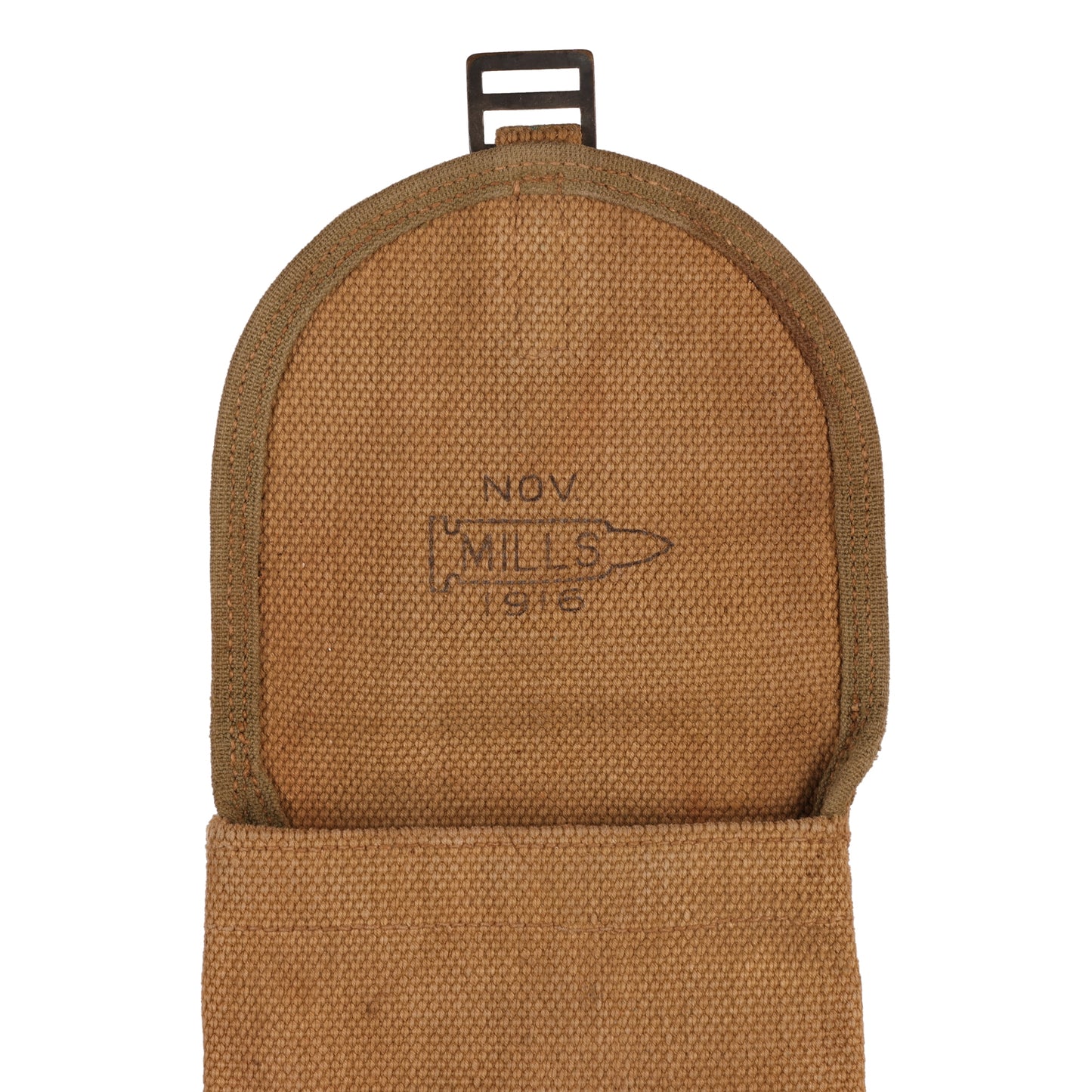 WWI-WWII U.S. Army Signal Corps Flag Kit Carrier by Mills Identified to "Battery B, 18th Field Artillery Brigade" (1916)