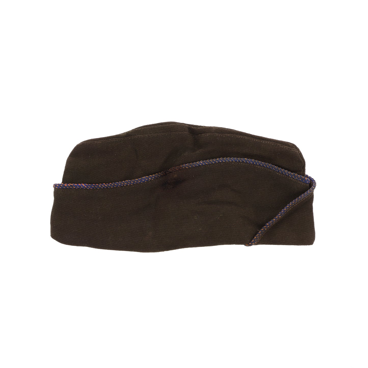 WWII U.S. Army Air Corps "Chocolate" Gabardine Wool Garrison Cap