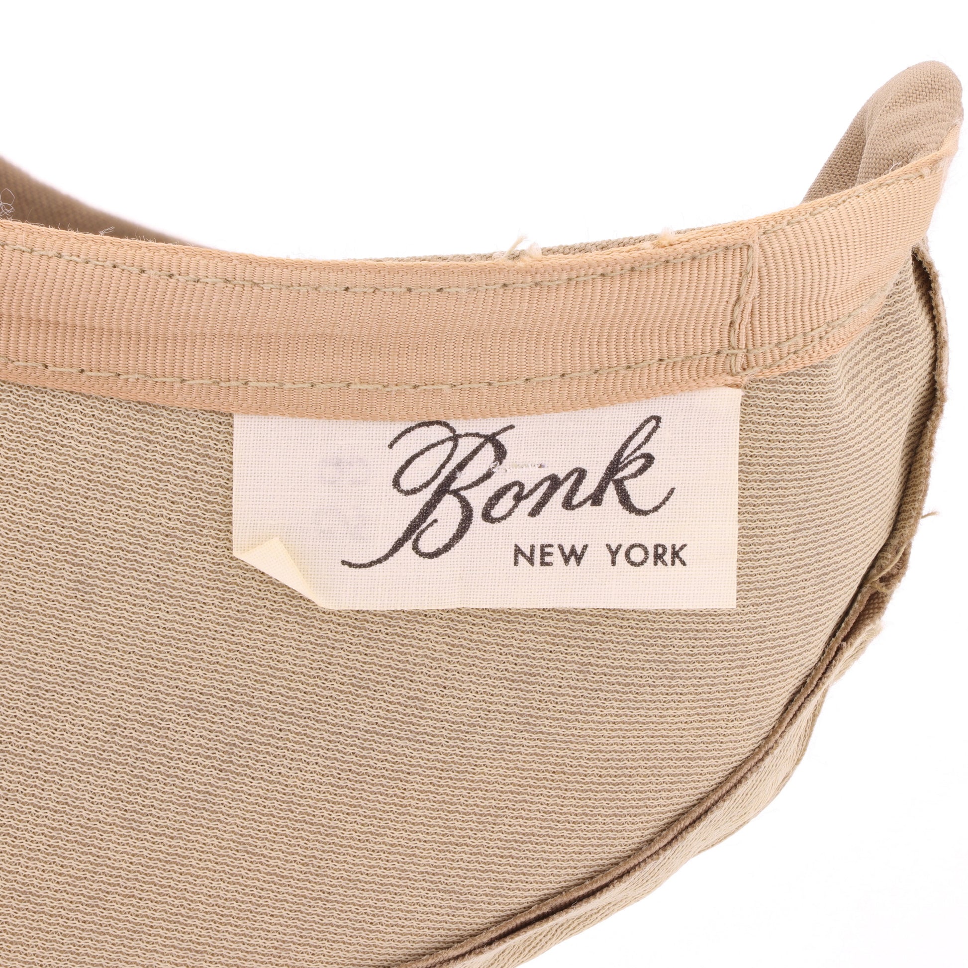 WWII U.S. Women's Army Auxiliary Corps (WAAC/WAC) Officer's Khaki Garrison Cap by Sam Bonk Co.