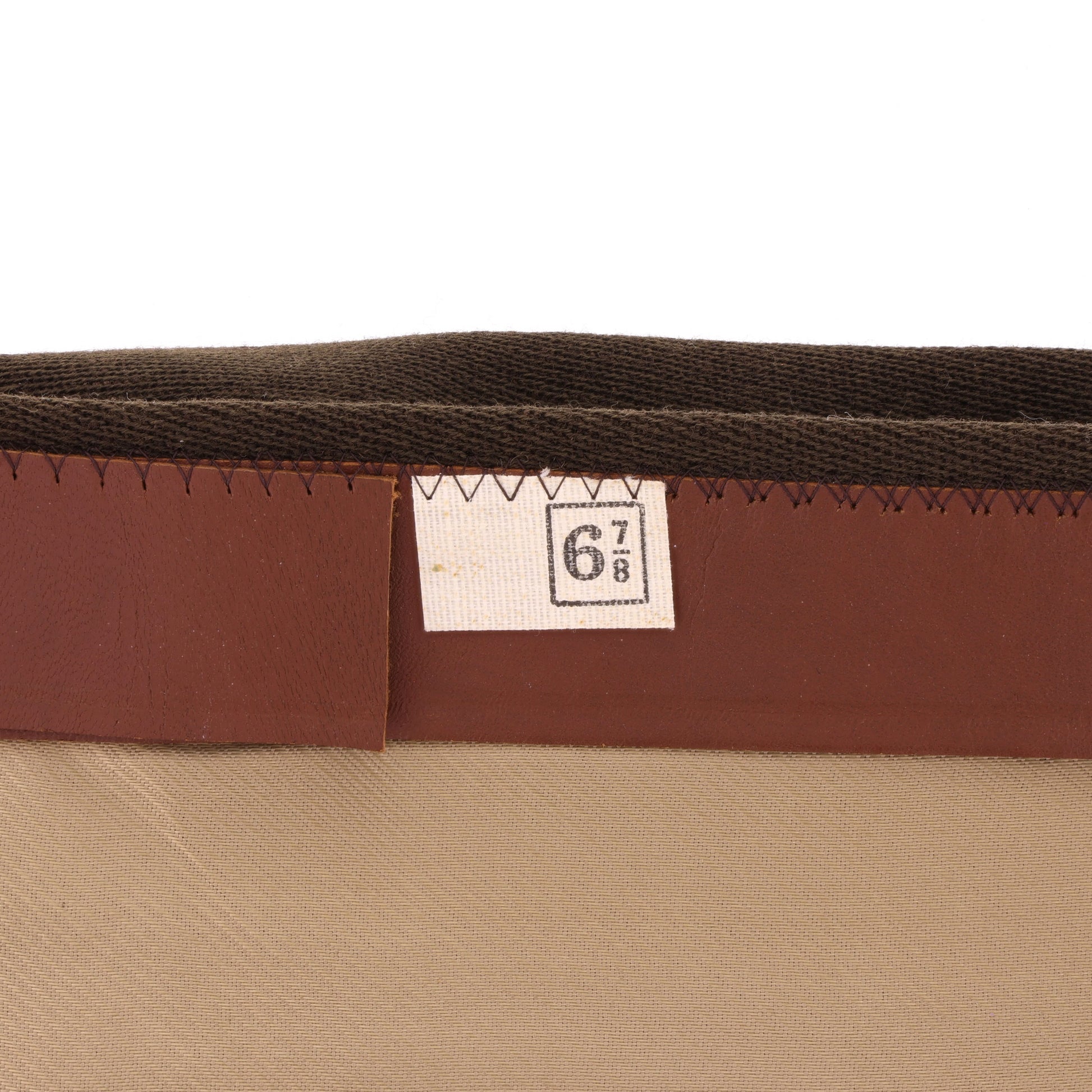 WWII U.S. Army Officer's "Chocolate" Gabardine Wool Garrison Cap (Size 6 7/8)