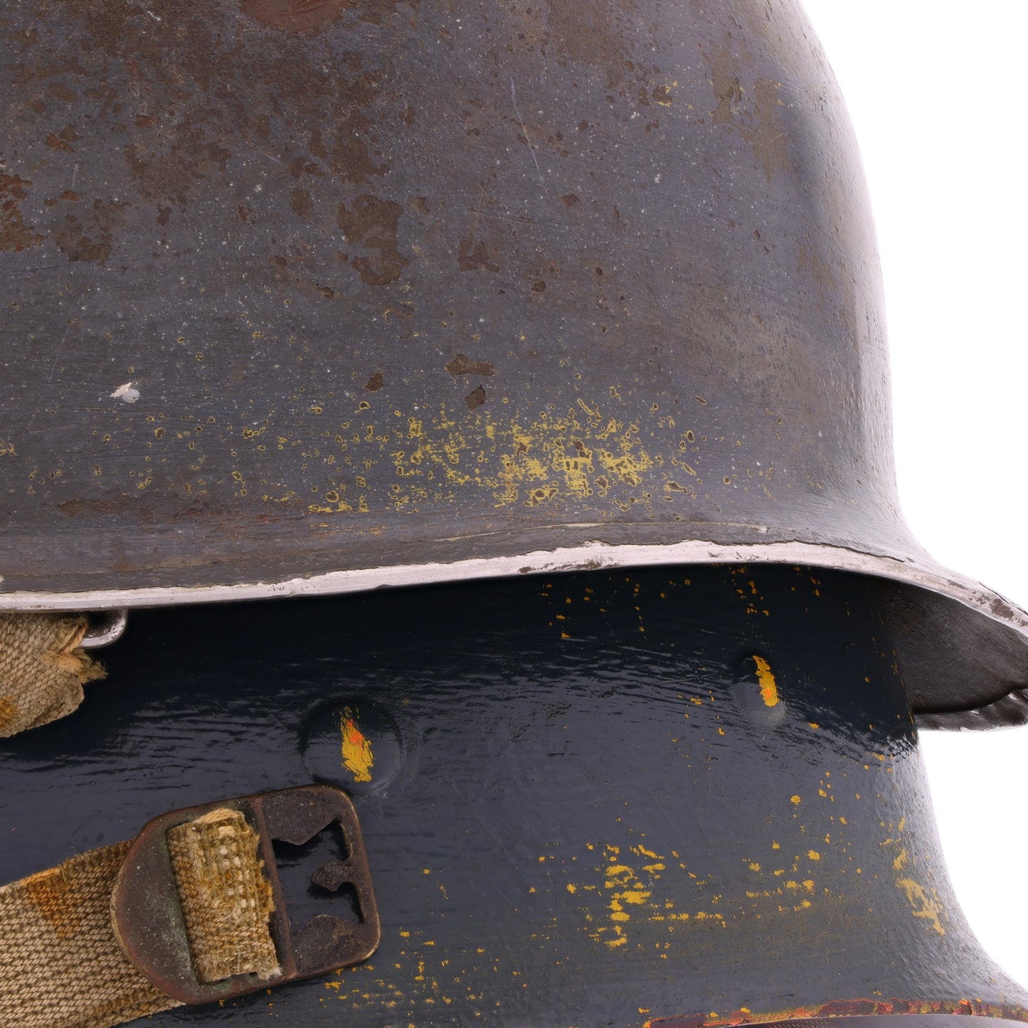 WWII USN McCord Fixed Loop M-1 Helmet & MSA Liner Set