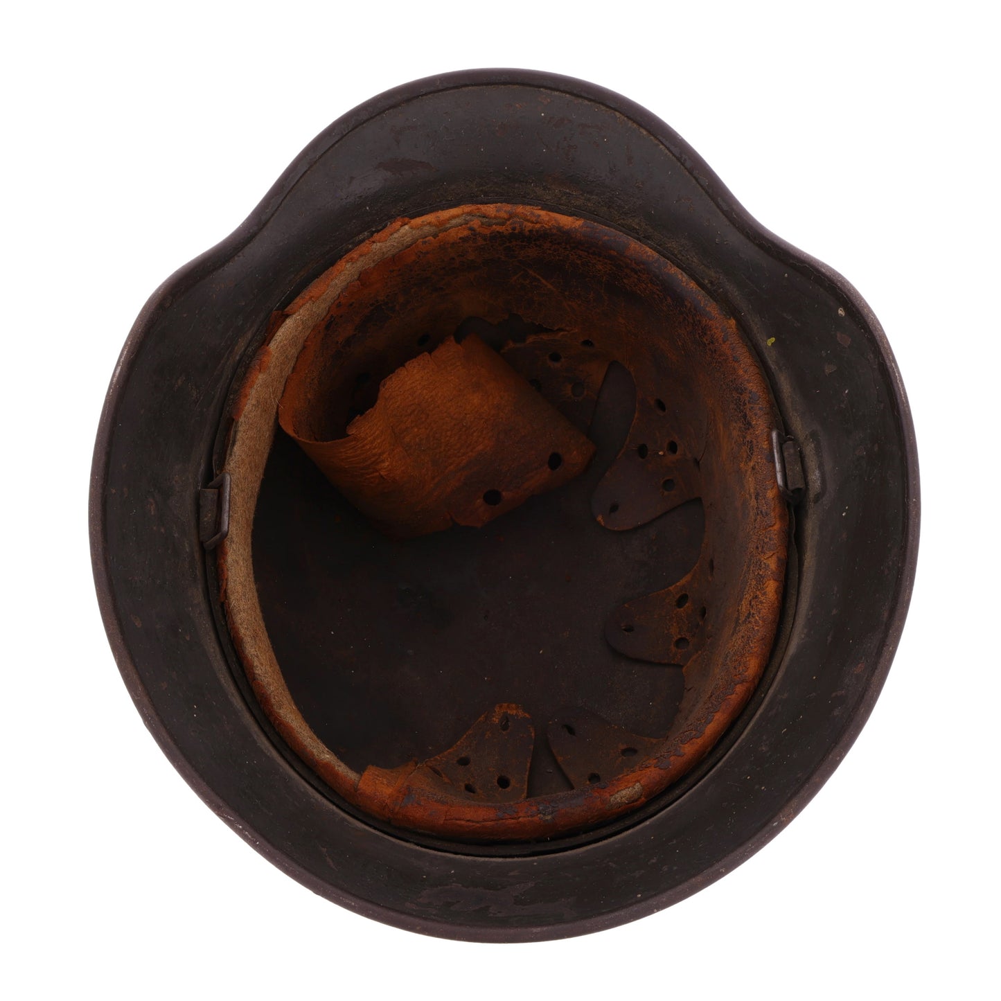 WWII German M40 Reissued Ex-Single Decal Heer Helmet with Whitewash Camouflage Remnants Named to "Heinsohn" (Q64)