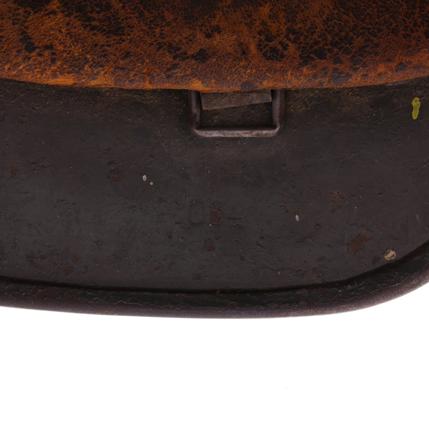 WWII German M40 Reissued Ex-Single Decal Heer Helmet with Whitewash Camouflage Remnants Named to "Heinsohn" (Q64)