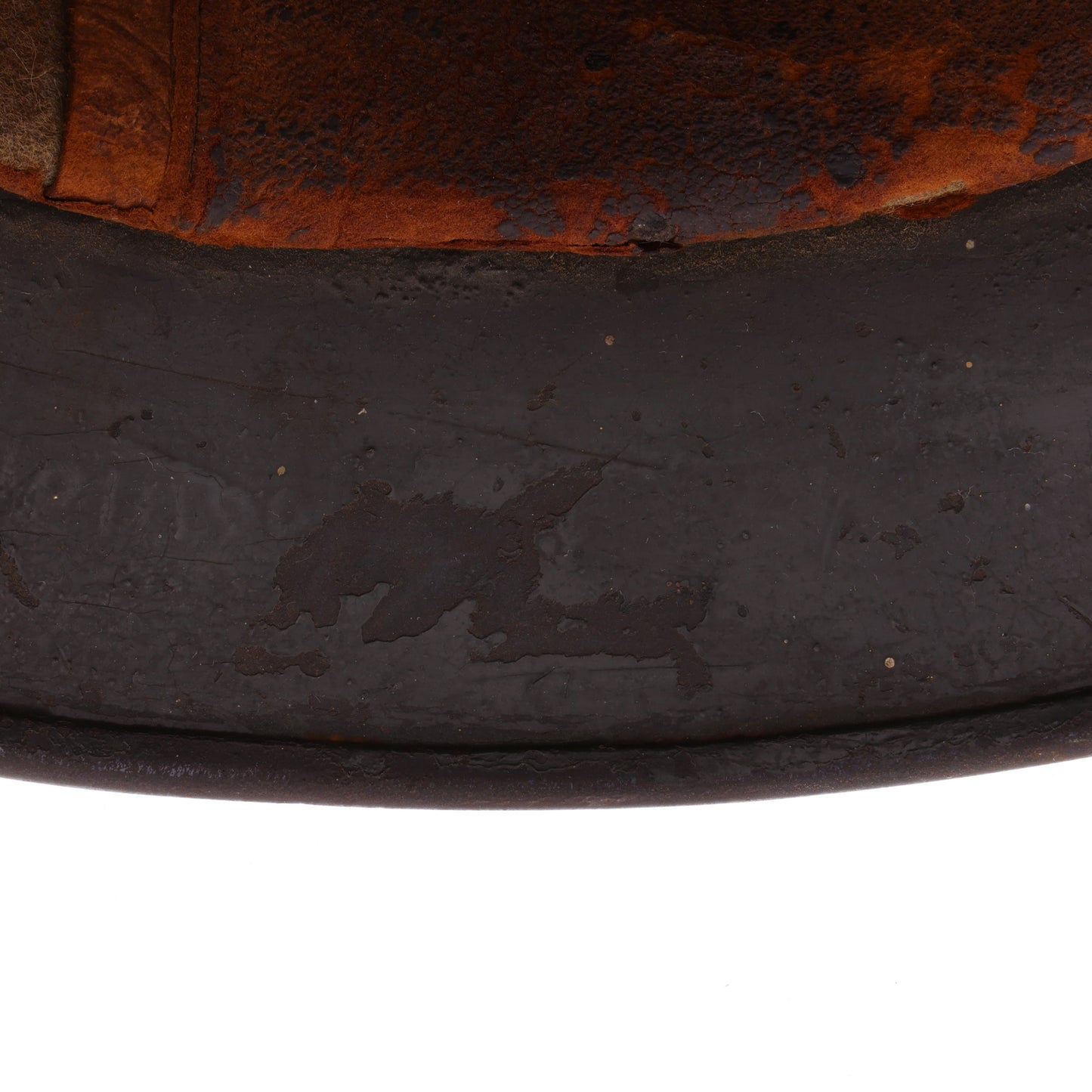 WWII German M40 Reissued Ex-Single Decal Heer Helmet with Whitewash Camouflage Remnants Named to "Heinsohn" (Q64)