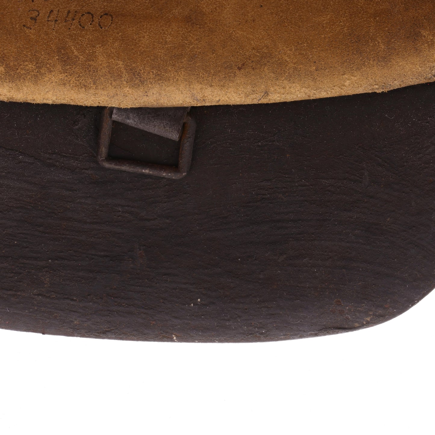 WWII German M42 No Decal Waffen-SS Helmet Identified to Uscha. Raimonds Galdins & Oscha. W. Döhler (Size 66)
