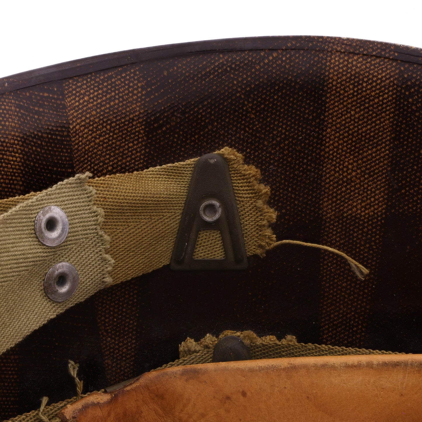 WWII U.S. Westinghouse M-1 Helmet Liner with Headband & Neckband (1943-44)