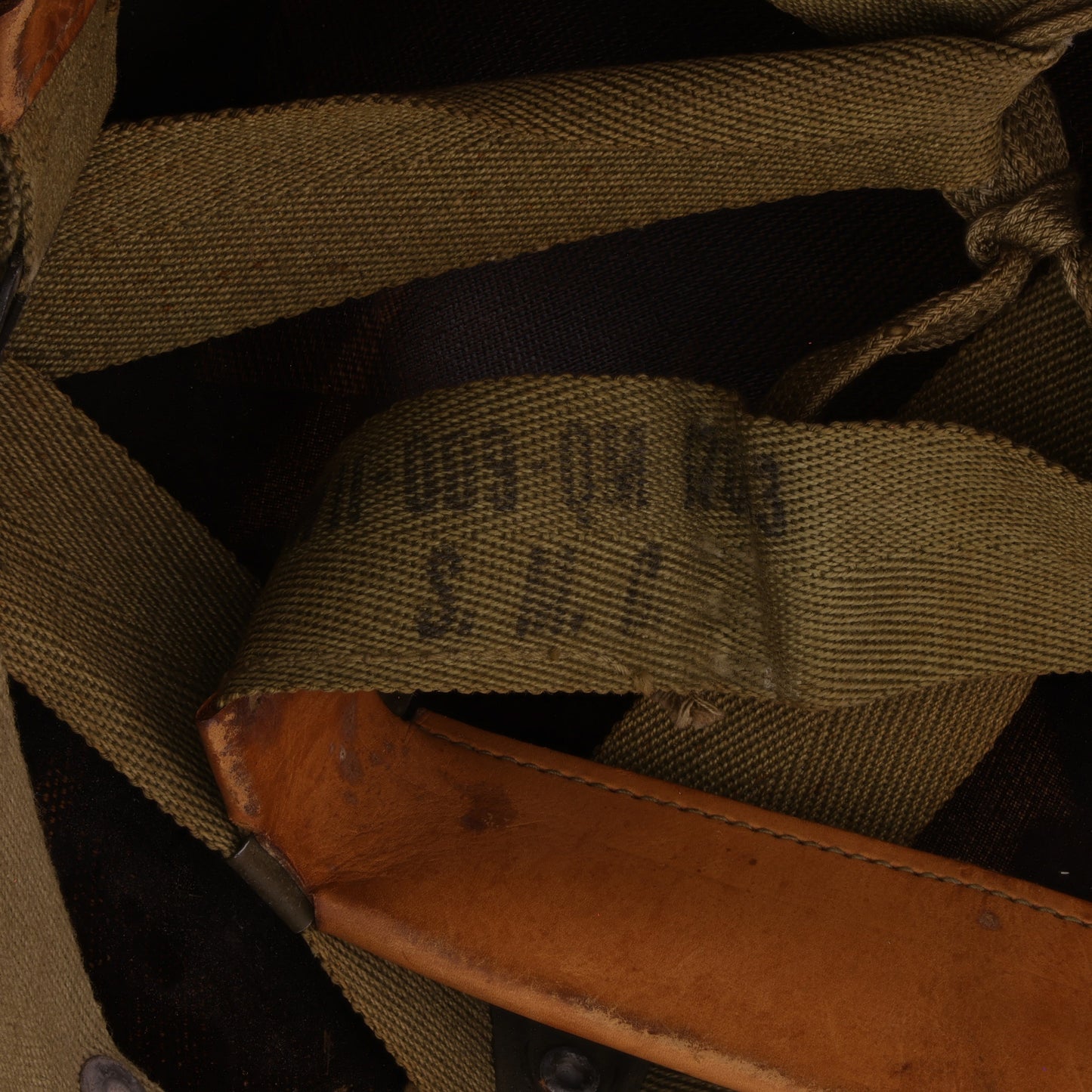 WWII U.S. Westinghouse M-1 Helmet Liner with Headband & Neckband (1943-44)