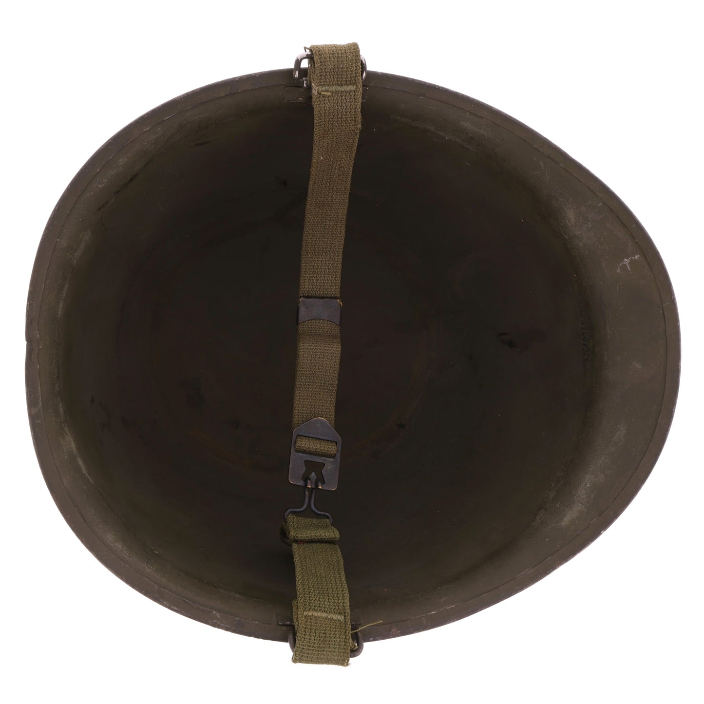 WWII U.S. McCord Rear Seam Swivel Loop M-1 Helmet Shell (1945)