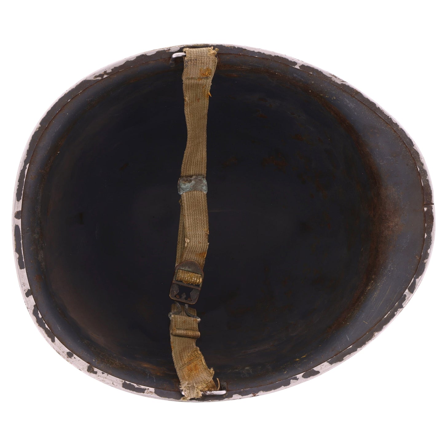 WWII USN McCord Fixed Loop M-1 Helmet & MSA Liner Set
