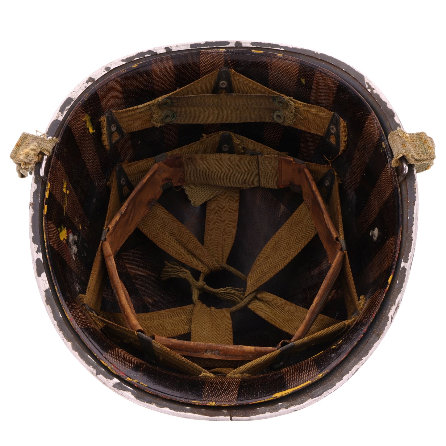 WWII USN McCord Fixed Loop M-1 Helmet & MSA Liner Set