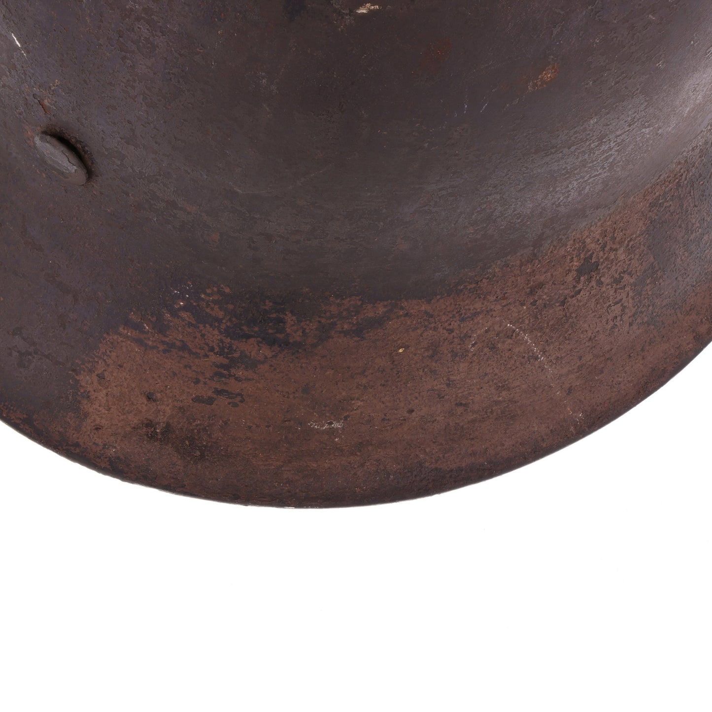 WWII German M42 Ex-Double Decal Polizei Helmet (hkp62)