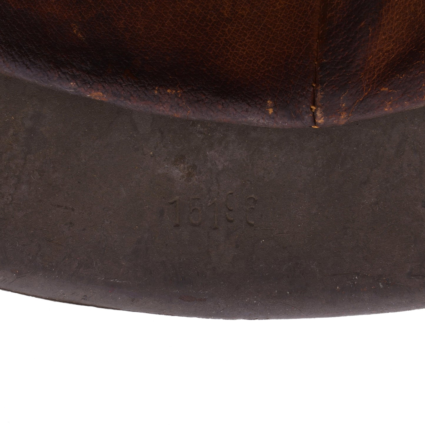 WWII German M42 Double Decal Polizei Helmet (EF66)