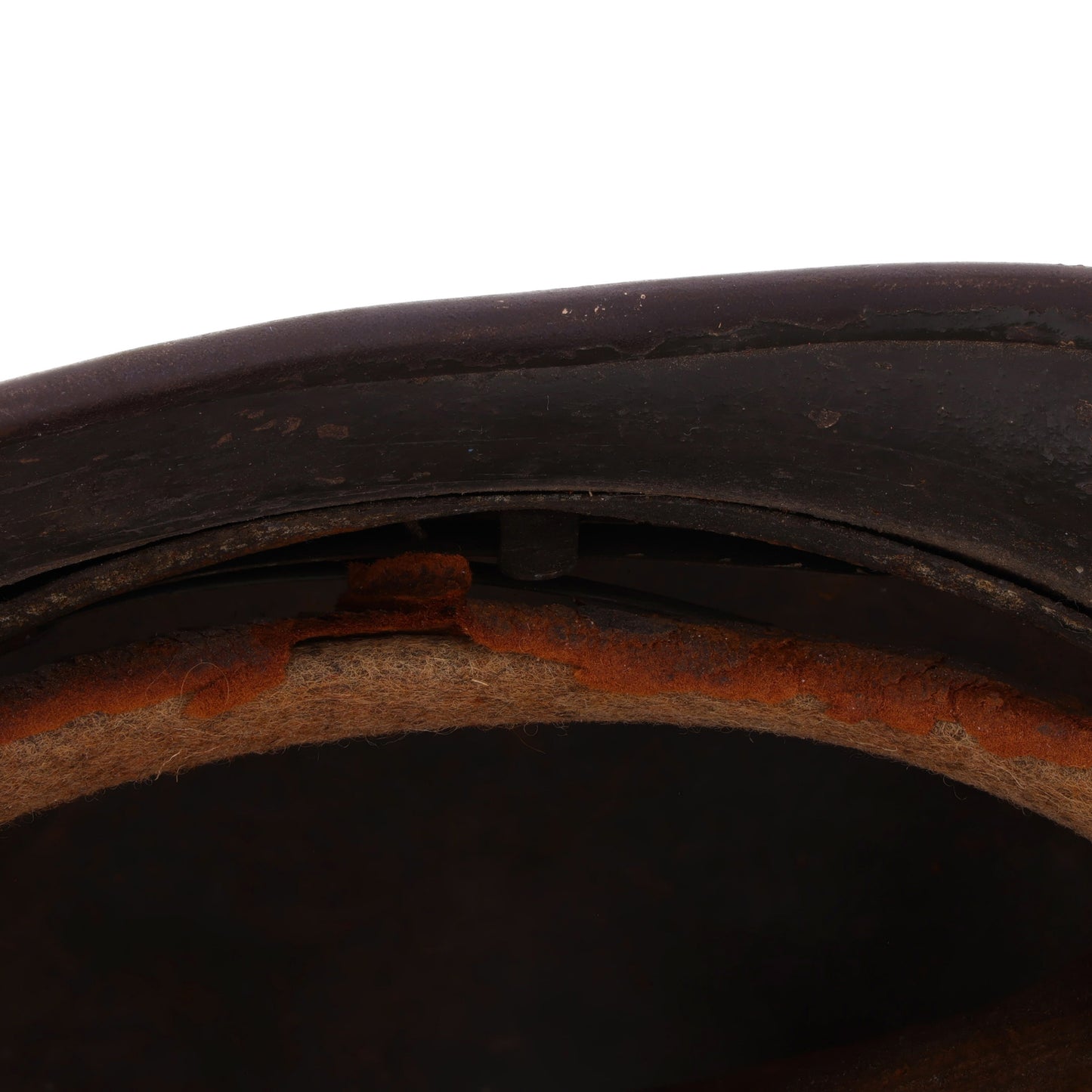 WWII German M40 Reissued Ex-Single Decal Heer Helmet with Whitewash Camouflage Remnants Named to "Heinsohn" (Q64)