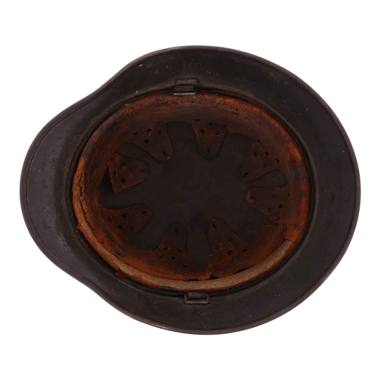 WWII German M40 Reissued Ex-Single Decal Heer Helmet with Whitewash Camouflage Remnants Named to "Heinsohn" (Q64)