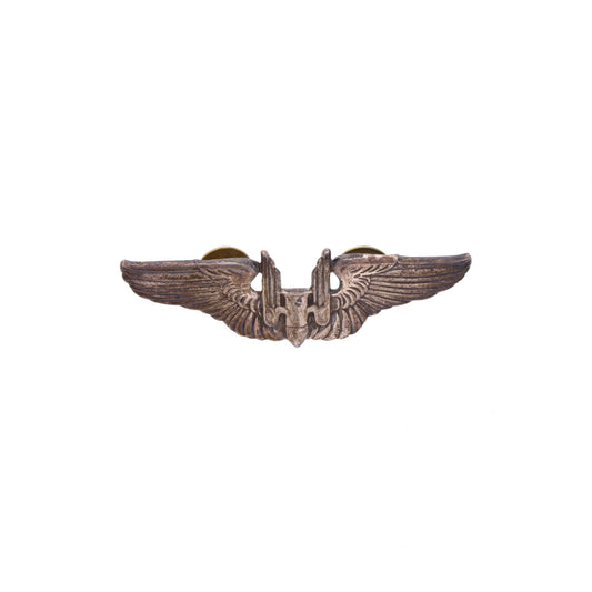 WWII USAAF Aerial Gunner's Wings (Sterling Silver)