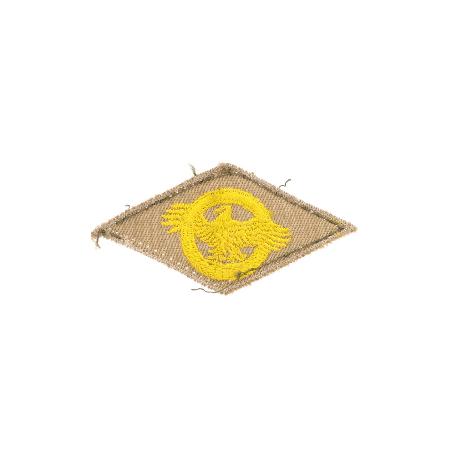 WWII U.S. Army Honorable Service Ruptured Duck Patch (Khaki Backing)