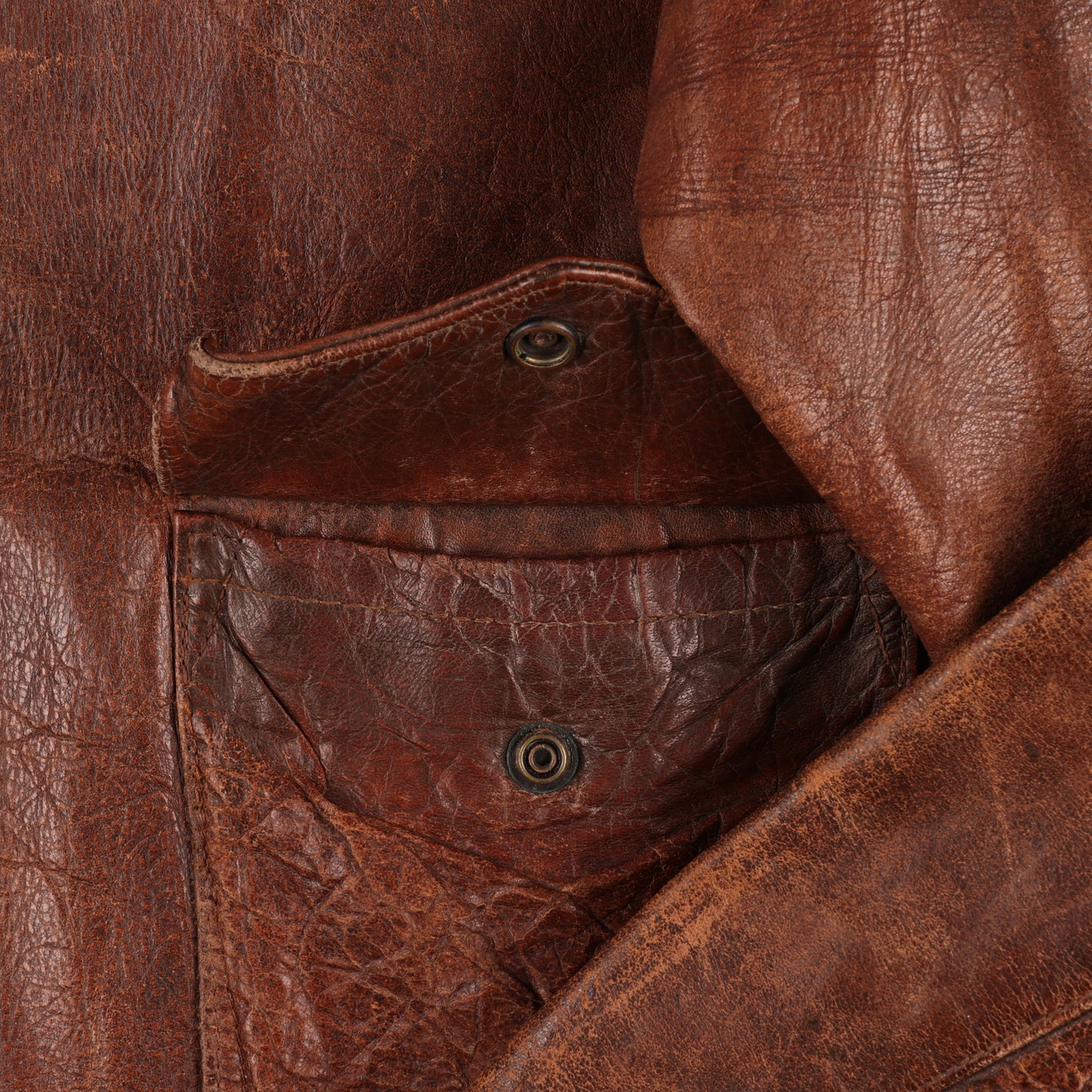 WWII USAAF Type A-2 Leather Flight Jacket Identified to Lt. James G. Kotapish