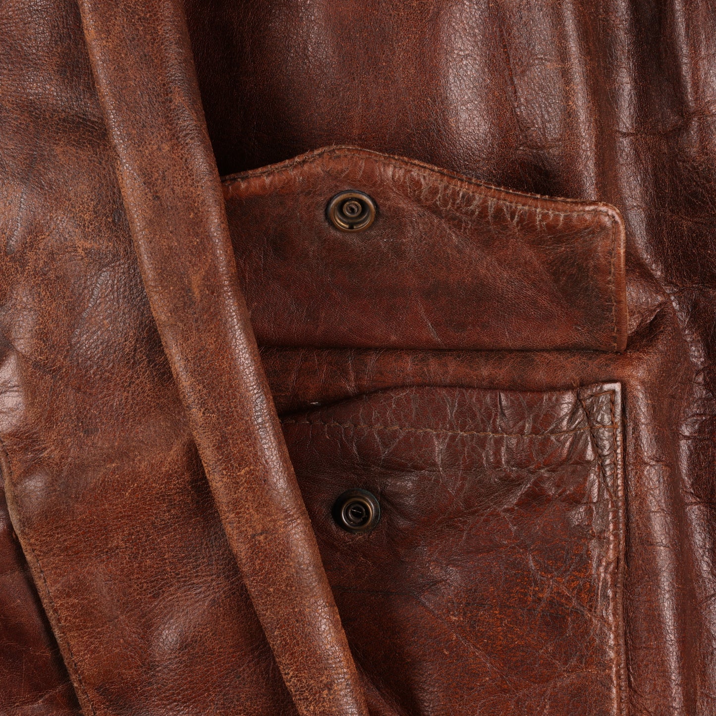 WWII USAAF Type A-2 Leather Flight Jacket Identified to Lt. James G. Kotapish