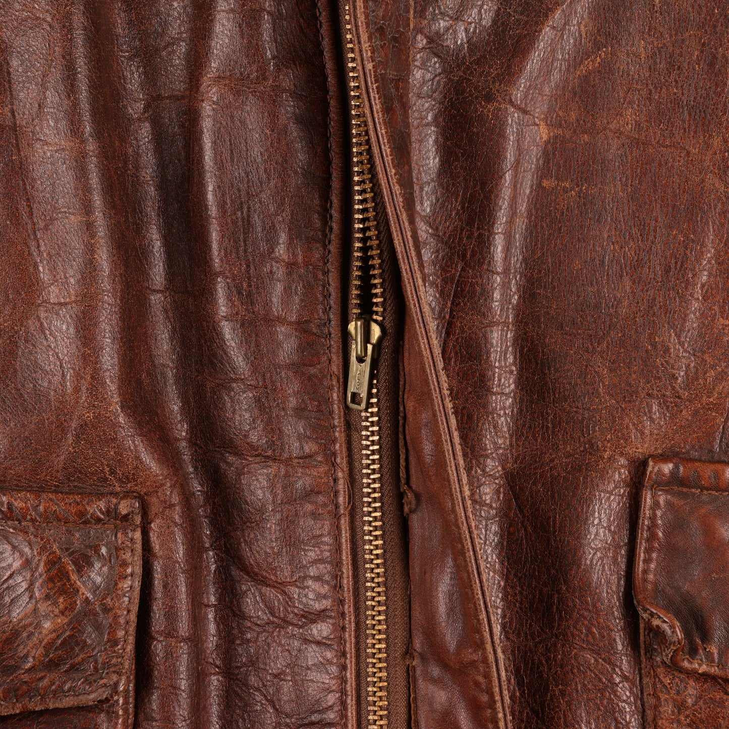 WWII USAAF Type A-2 Leather Flight Jacket Identified to Lt. James G. Kotapish