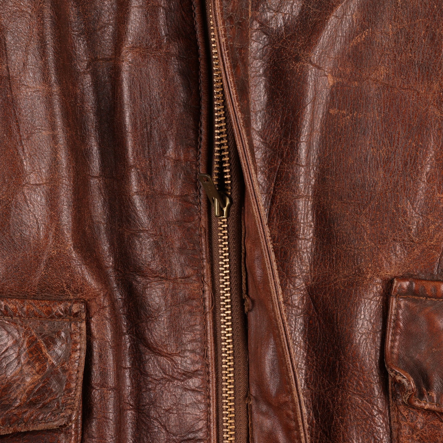 WWII USAAF Type A-2 Leather Flight Jacket Identified to Lt. James G. Kotapish
