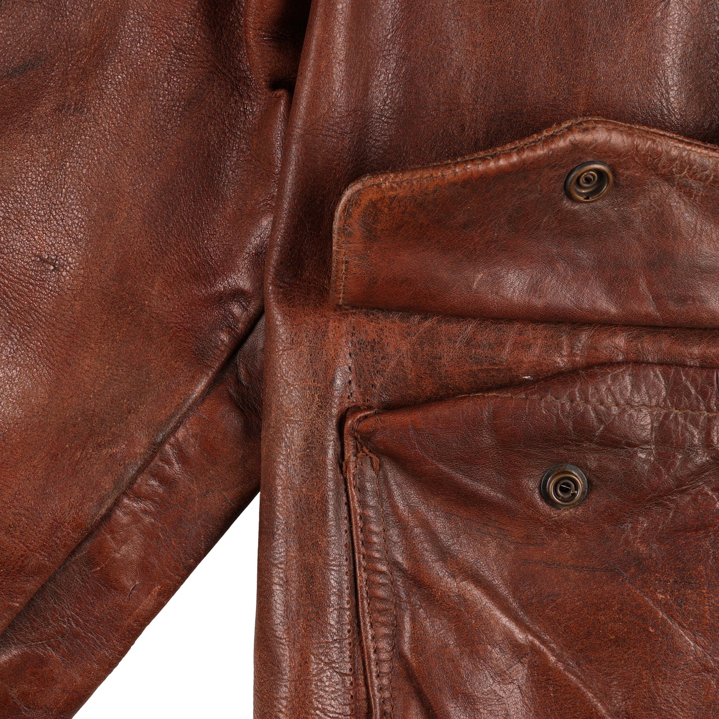 WWII USAAF Type A-2 Leather Flight Jacket Identified to Lt. James G. Kotapish