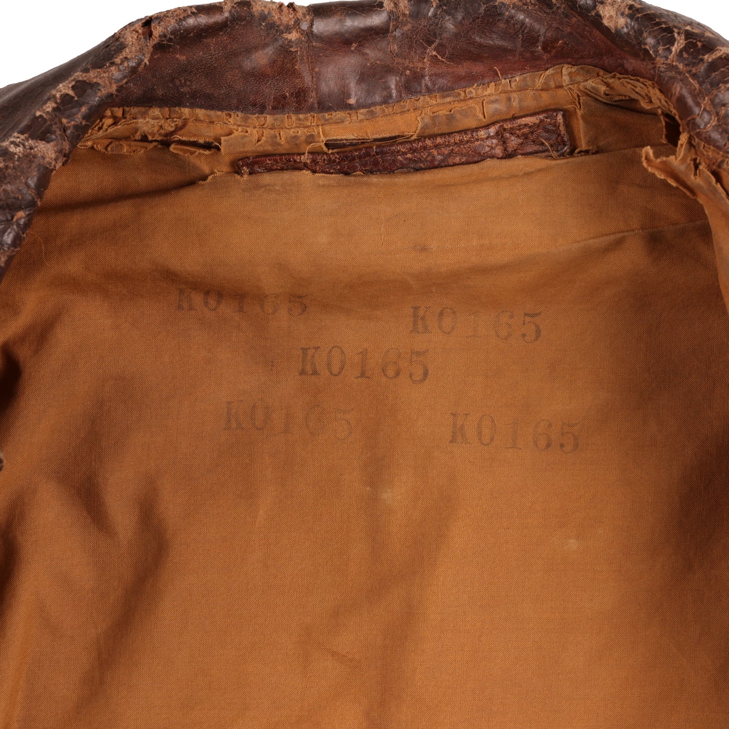 WWII USAAF Type A-2 Leather Flight Jacket Identified to Lt. James G. Kotapish