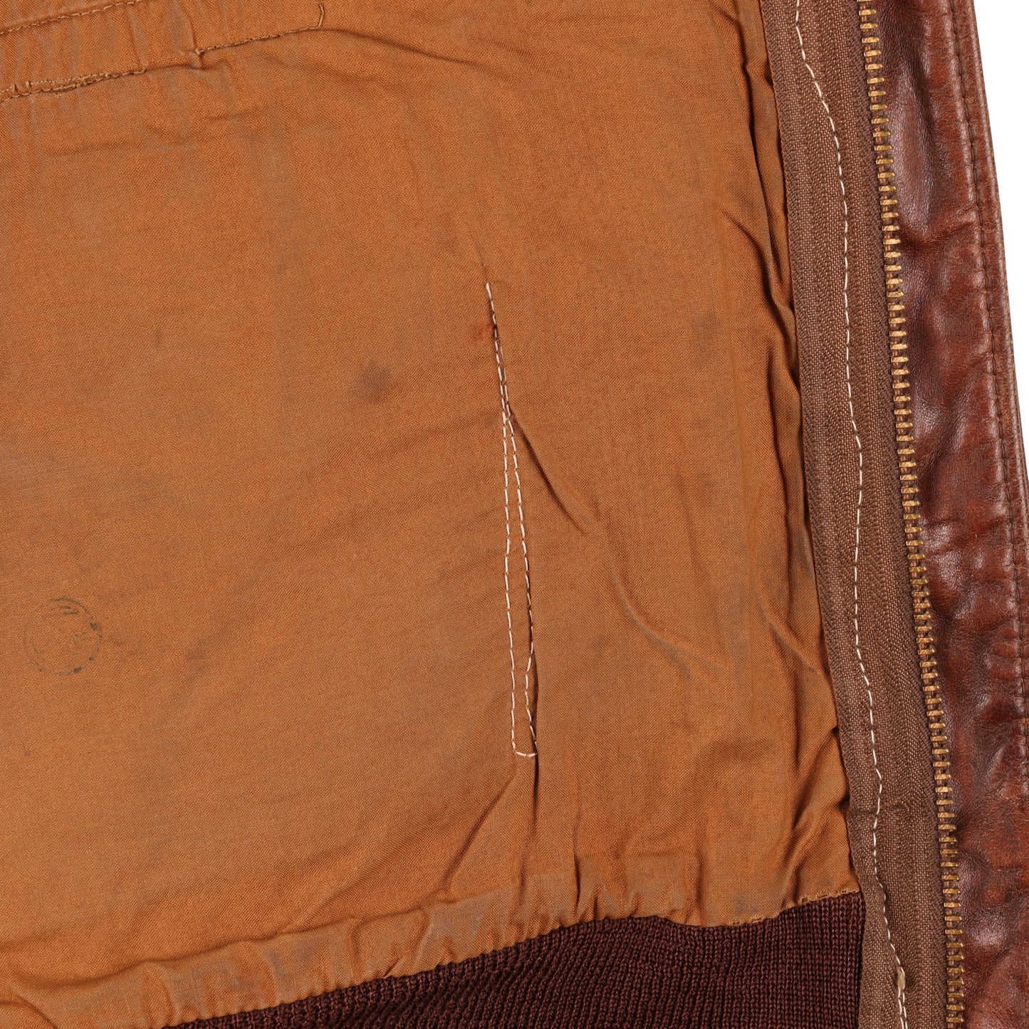 WWII USAAF Type A-2 Leather Flight Jacket Identified to Lt. James G. Kotapish