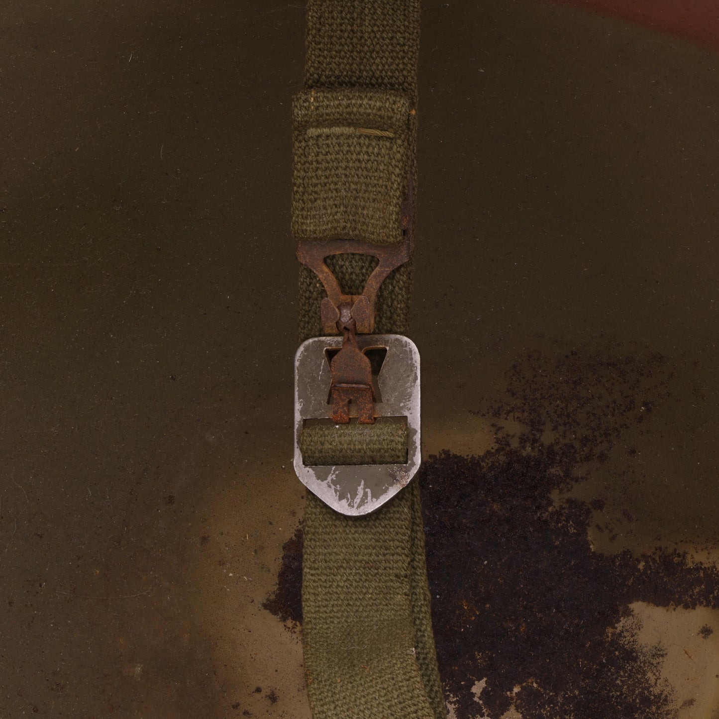 Korean War U.S. Motor Wheel Swivel Loop M-1 Helmet Shell (1951-53)