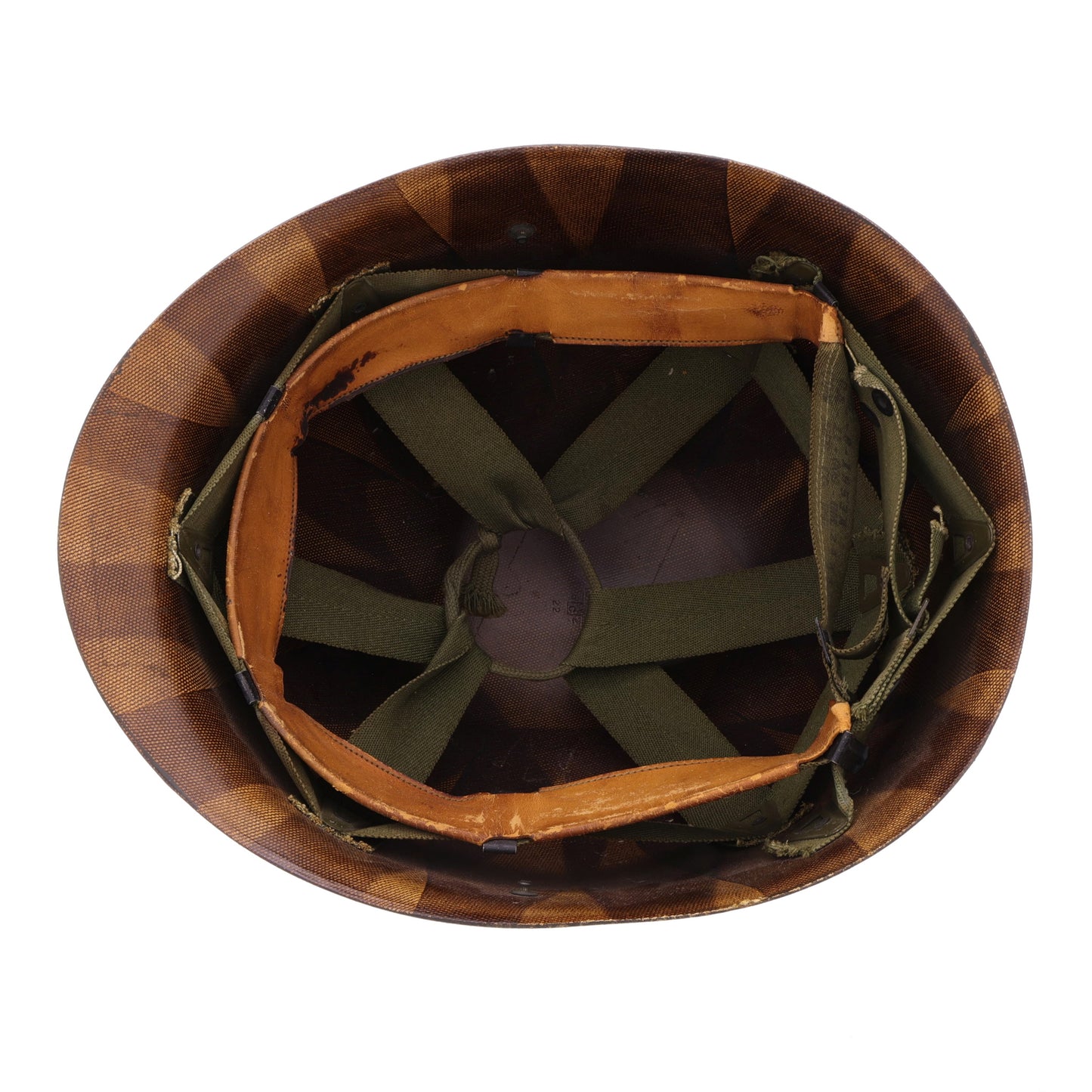 Korean War U.S. Westinghouse/Capac M-1 Helmet Liner with Headband & Neckband (1952-55)