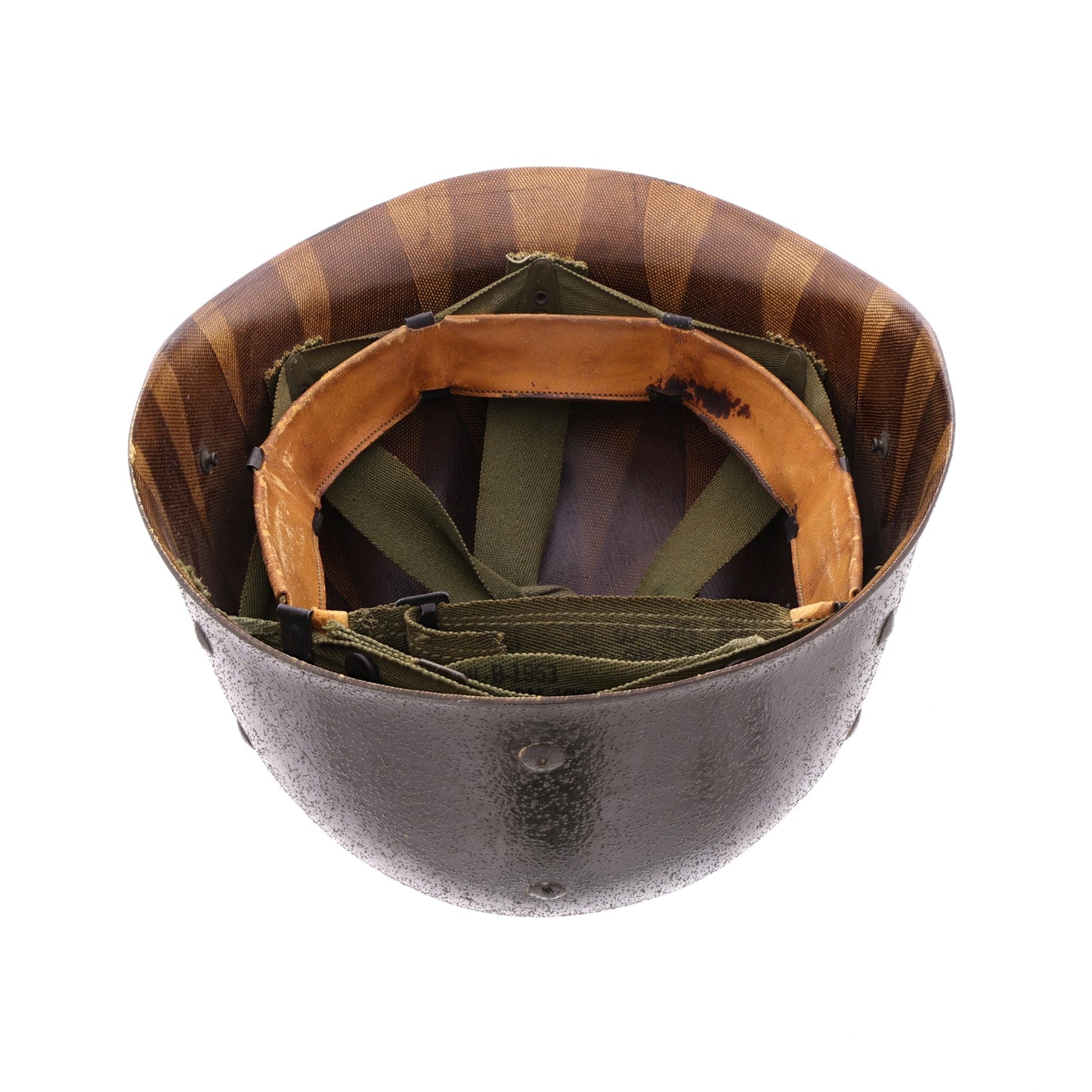 Korean War U.S. Westinghouse/Capac M-1 Helmet Liner with Headband & Neckband (1952-55)