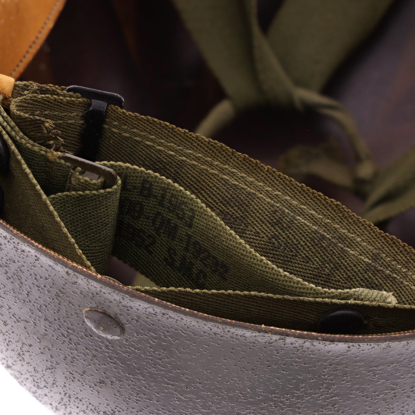 Korean War U.S. Westinghouse/Capac M-1 Helmet Liner with Headband & Neckband (1952-55)