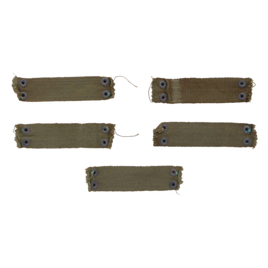 Lot of 5 Post-Korean War U.S. M-1 Helmet Liner Neckbands by L. Marino, Inc. (1955)