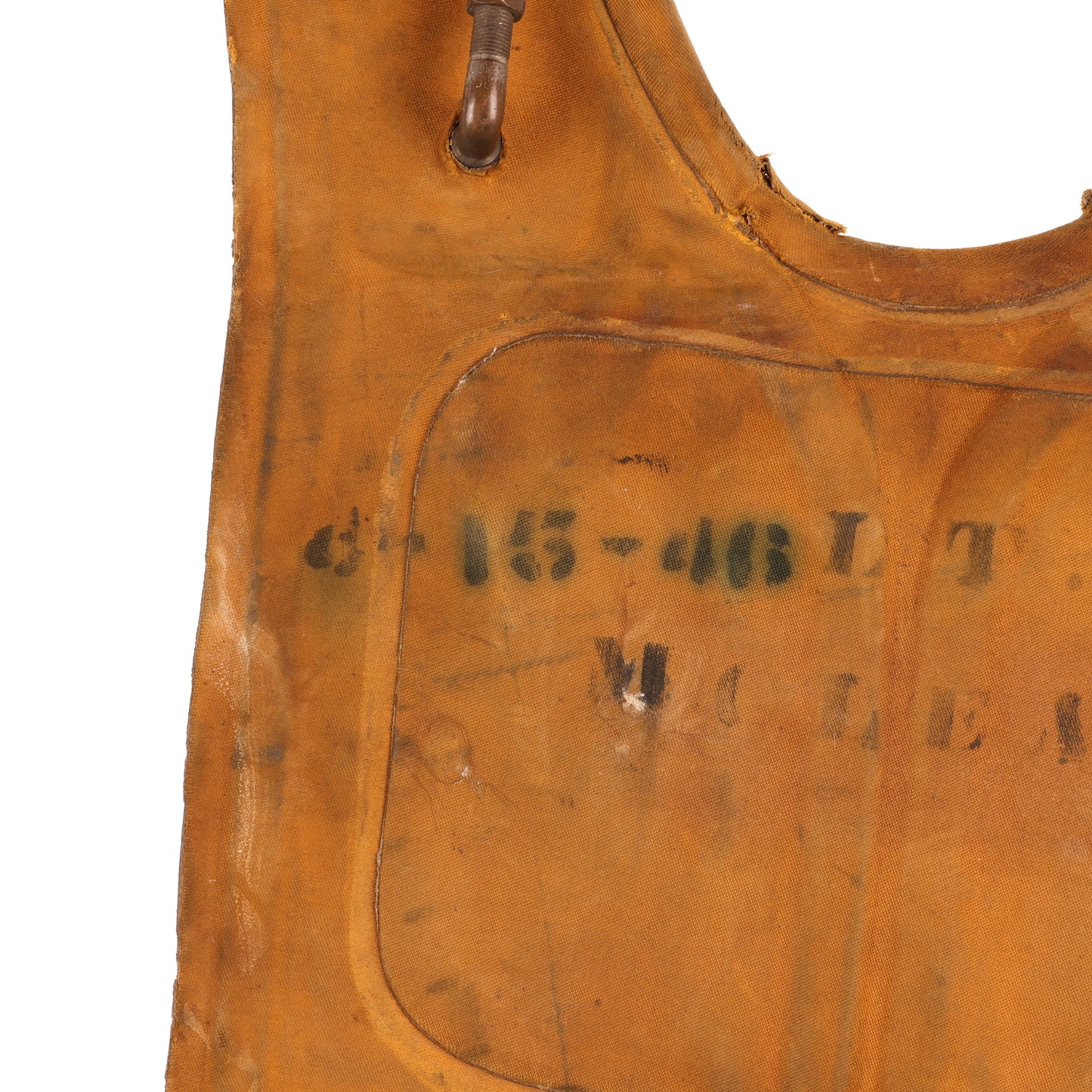 WWII USAAF Type B-4 Mae West Life Preserver by Air Cruisers, Inc. Named to "Lt. McLean" Used by D-Day Forces (1943)