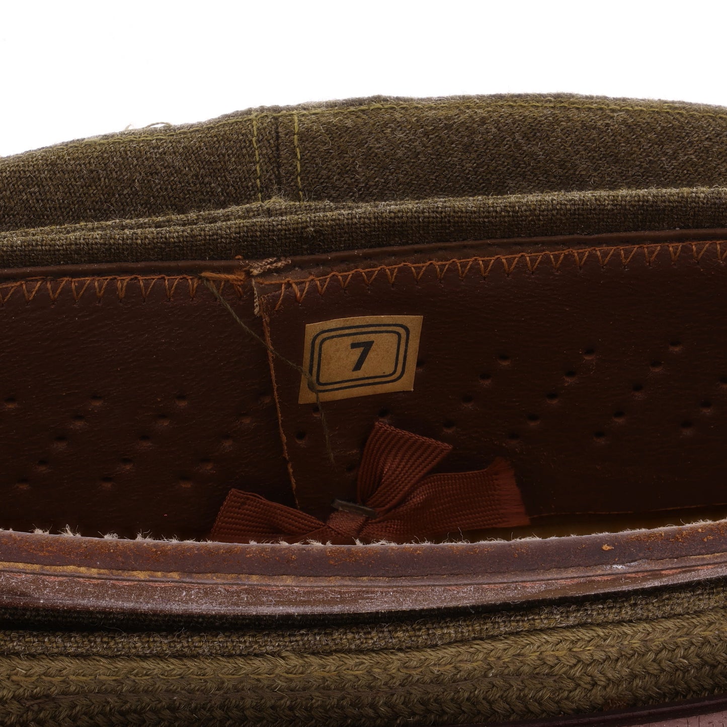 Post-WWII U.S. Army Officer's Wool Crusher Cap (Size 7)
