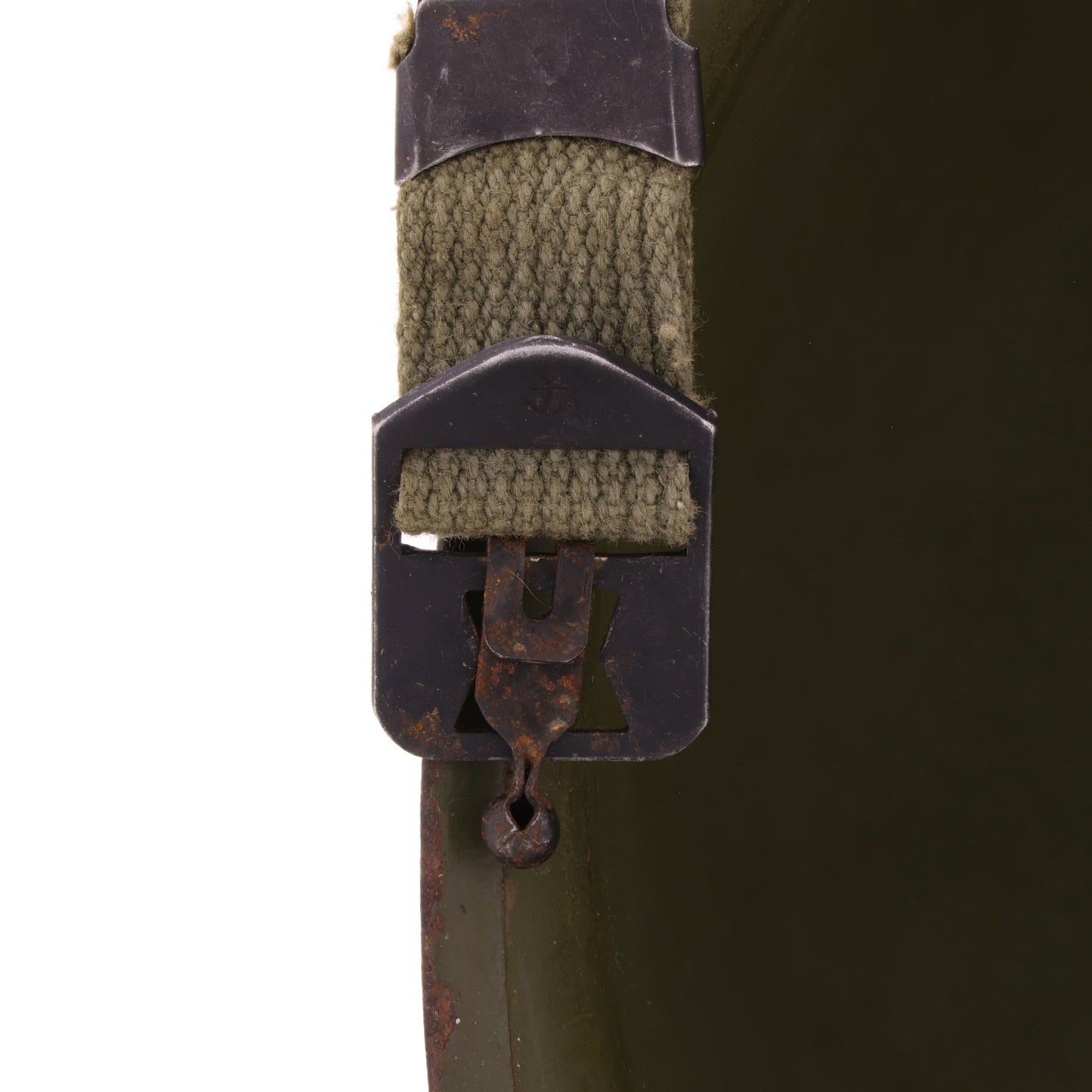 Original Vietnam War U.S. Ingersoll Swivel Loop M-1 Helmet & Liner Set with Camouflage Cover (1964-68) For Sale
