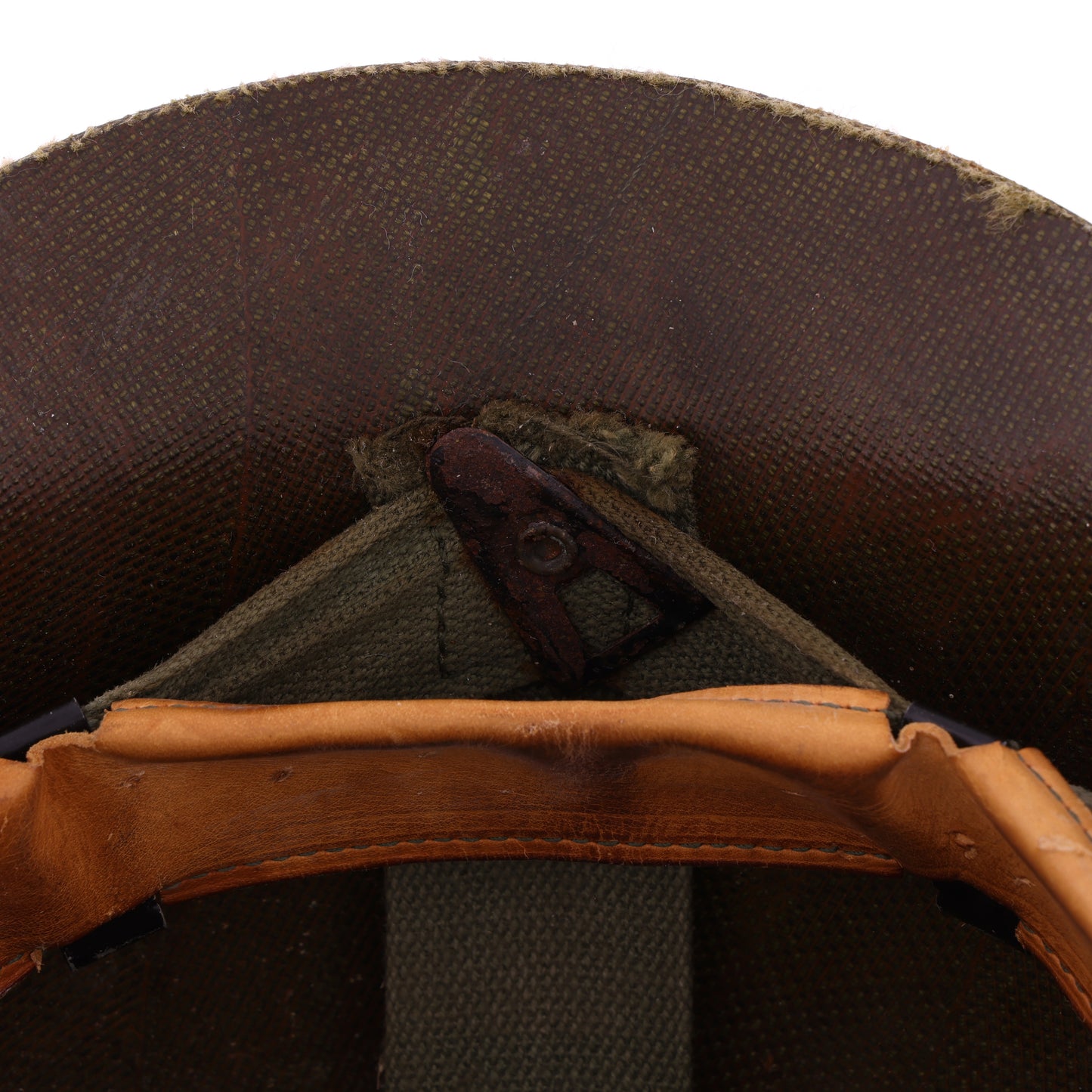 Vietnam War U.S. M-1C Paratrooper Helmet Liner with Headband (1966-67)