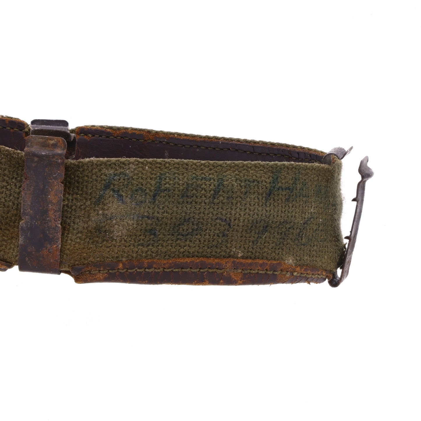 Vietnam War U.S. M-1 Helmet Liner Headband Identified to 3 Servicemen
