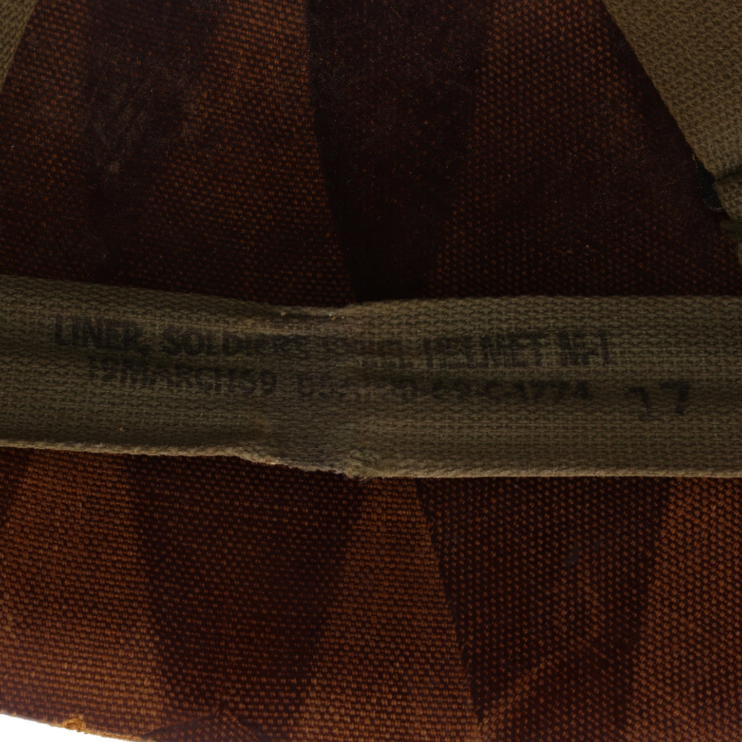 Vietnam War U.S. M-1 Helmet Liner (1969)