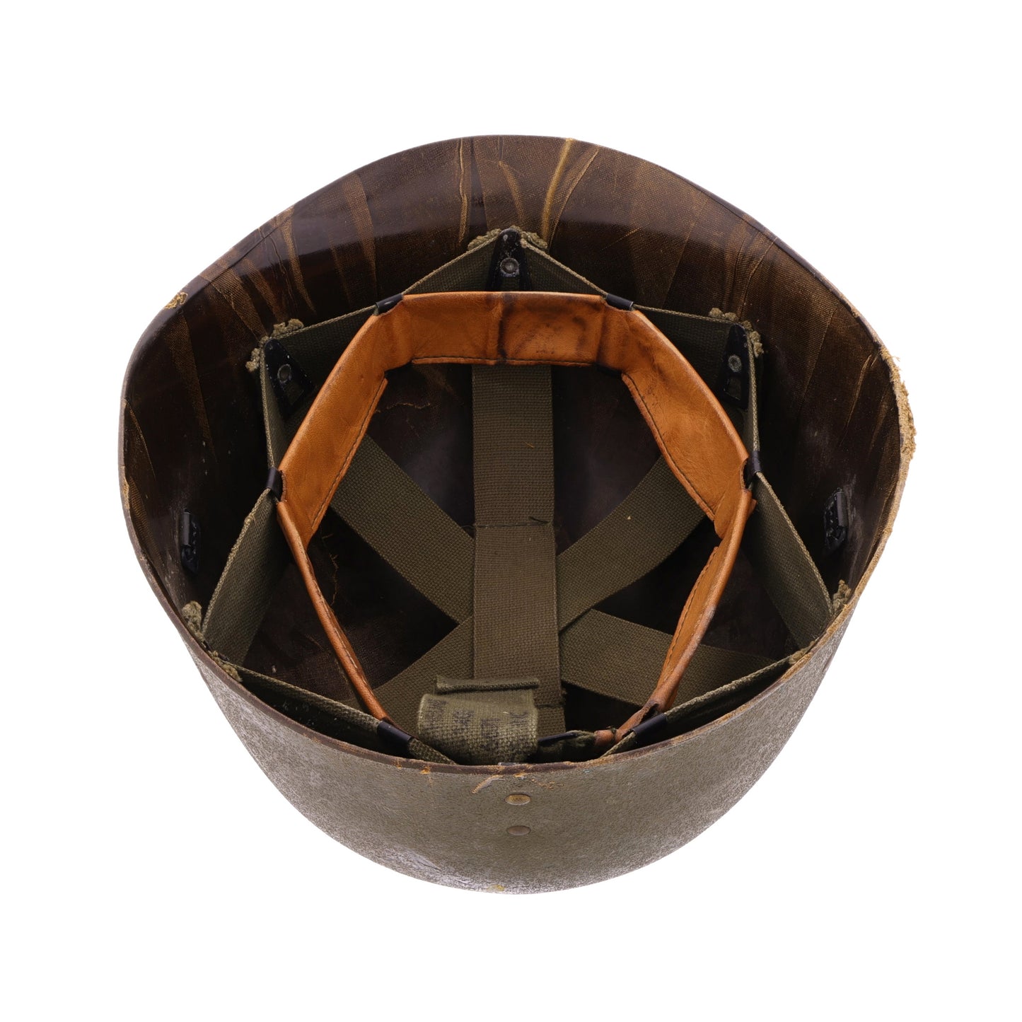 Vietnam War U.S. M-1 Helmet Liner with Headband (1969-76)