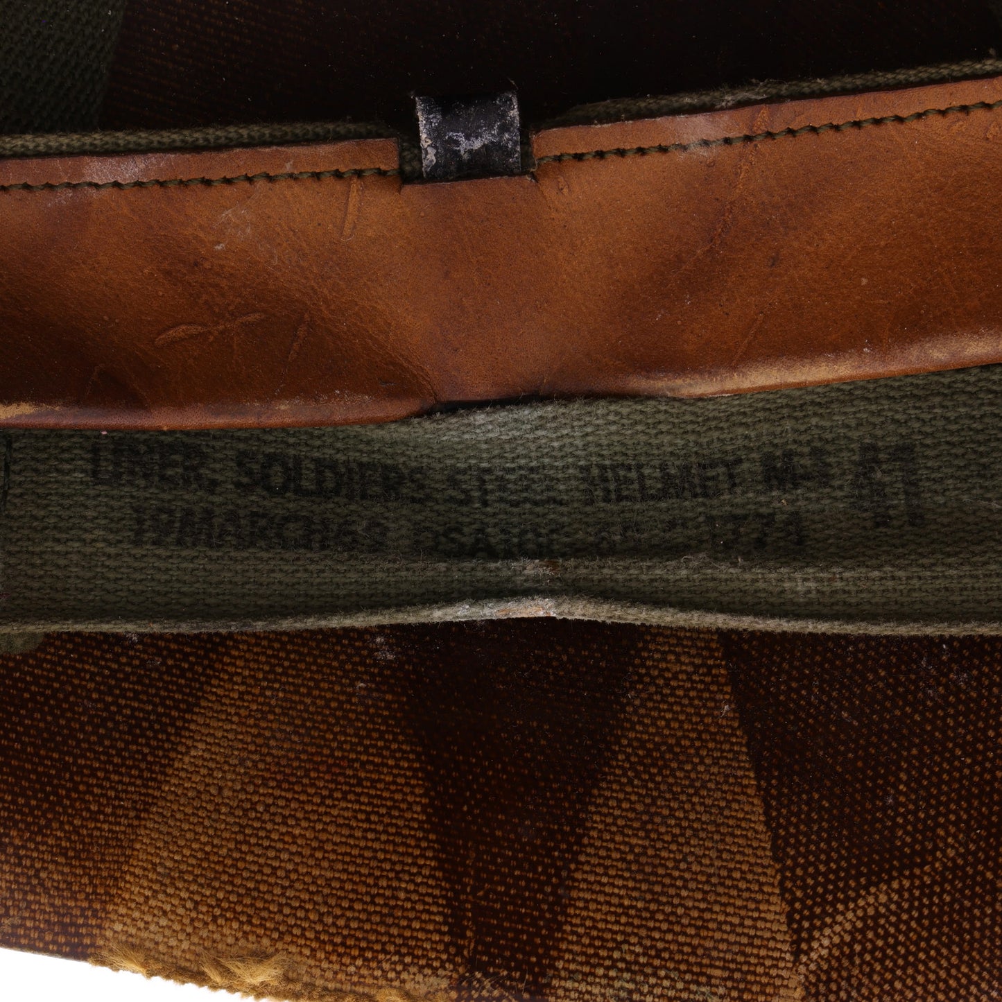 Vietnam War U.S. M-1 Helmet Liner with Headband (1969-76)