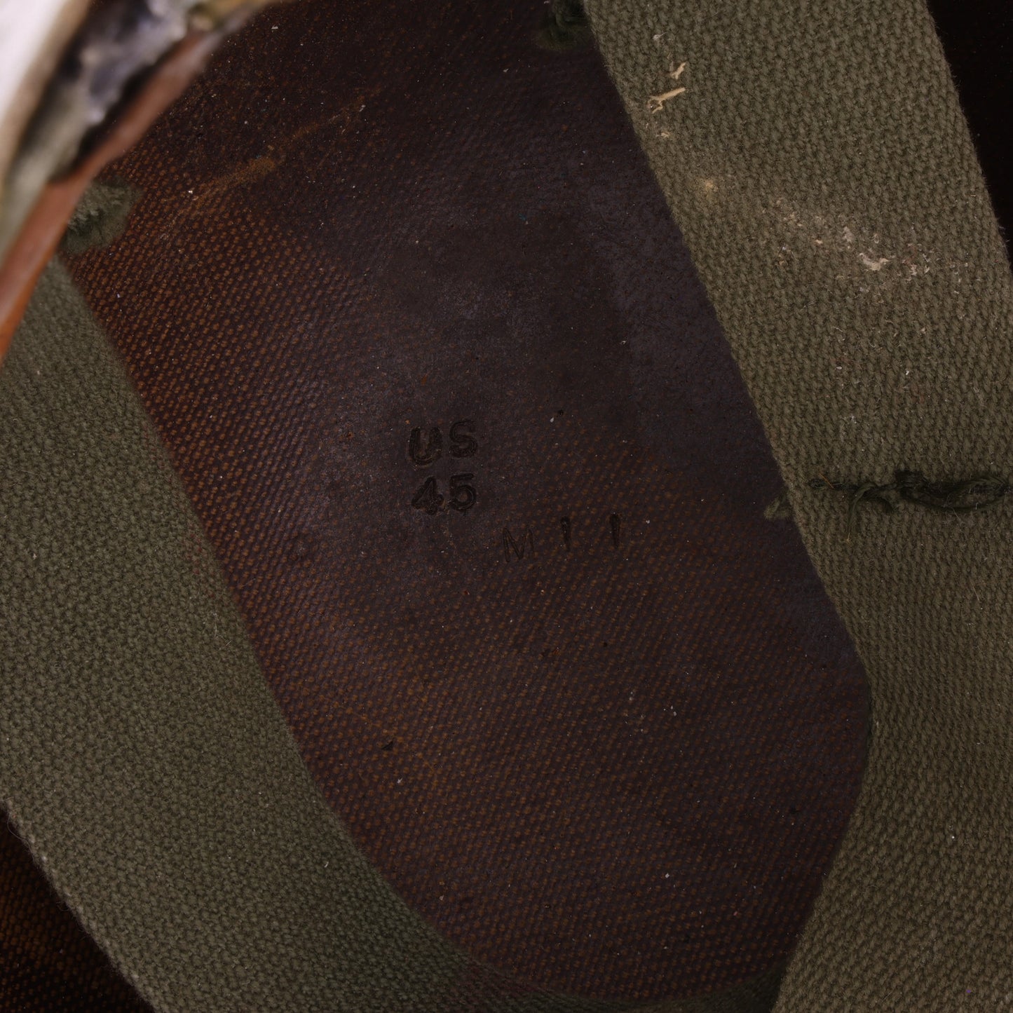 Vietnam War U.S. M-1 Helmet Liner with Headband (1969-76)