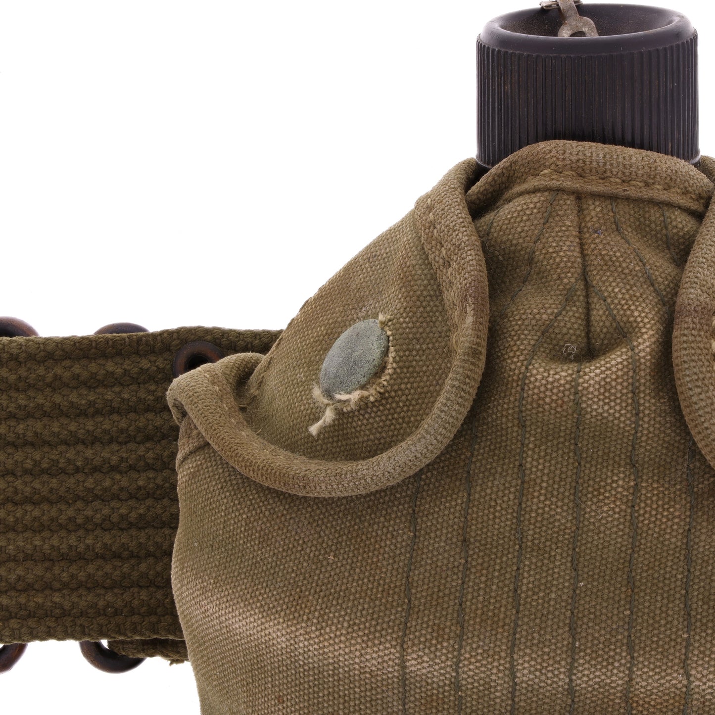 Vietnam War U.S. M1936 Pistol Belt, M1910 Canteen Set, & First Aid Pouch (1970)
