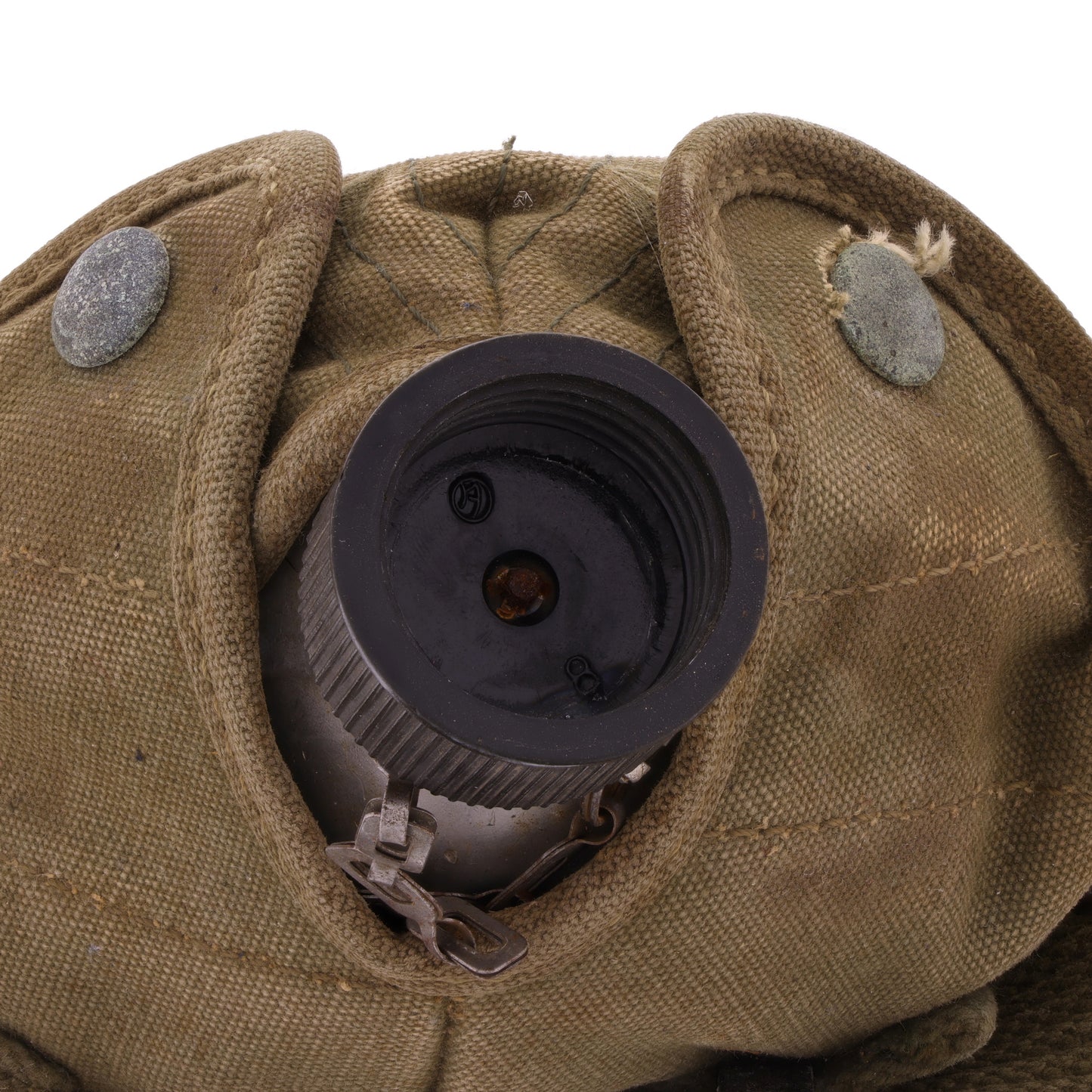 Vietnam War U.S. M1936 Pistol Belt, M1910 Canteen Set, & First Aid Pouch (1970)