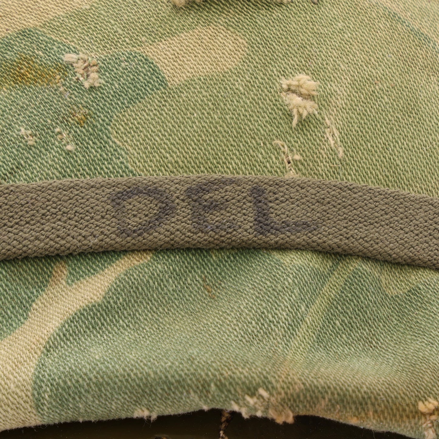 Vietnam War U.S. Ingersoll Swivel Loop M-1 Helmet & Liner Set with Camouflage Cover & Foliage Band (1964-68)