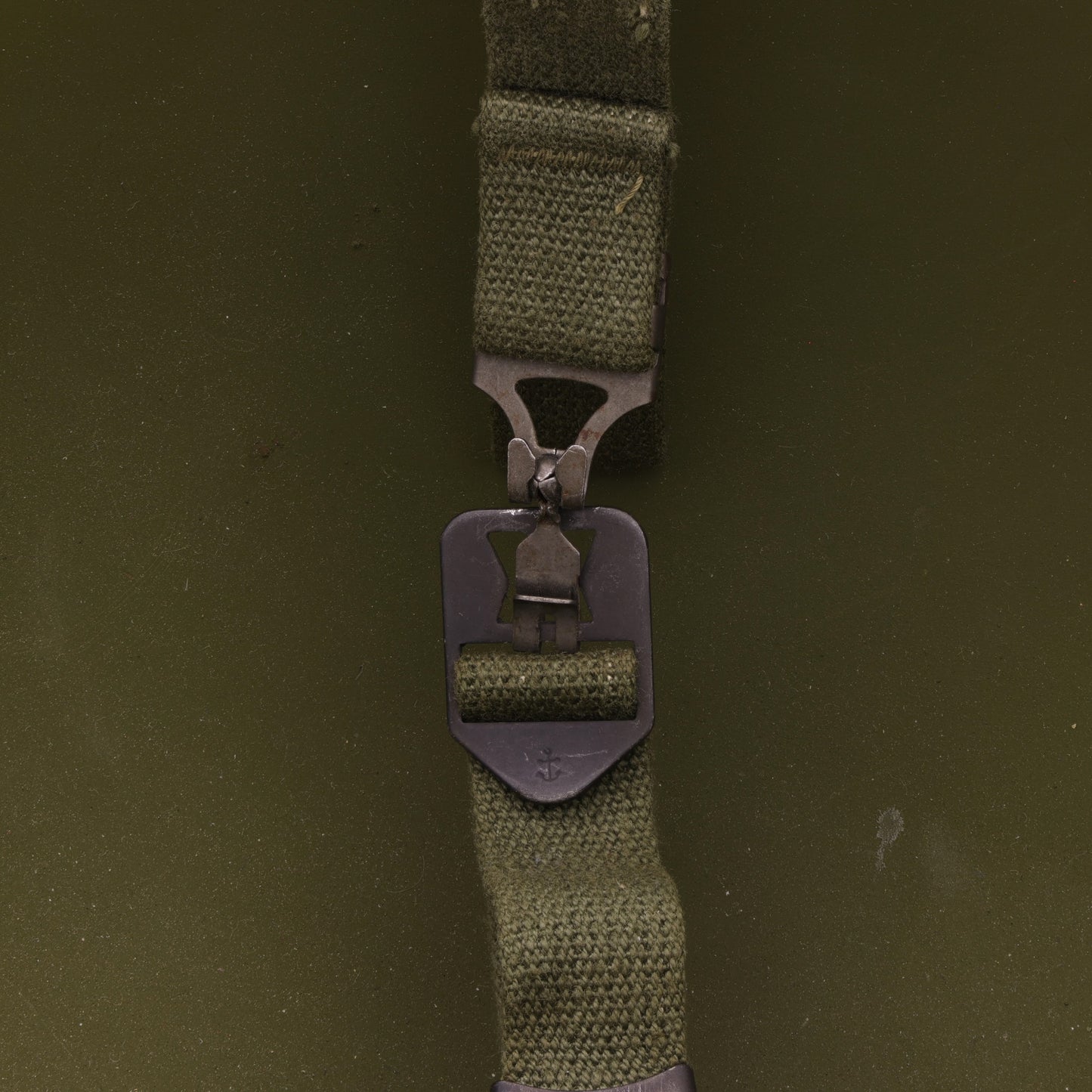 Vietnam War U.S. Ingersoll Swivel Loop M-1 Helmet & Liner Set with Camouflage Cover & Foliage Band (1964-68)