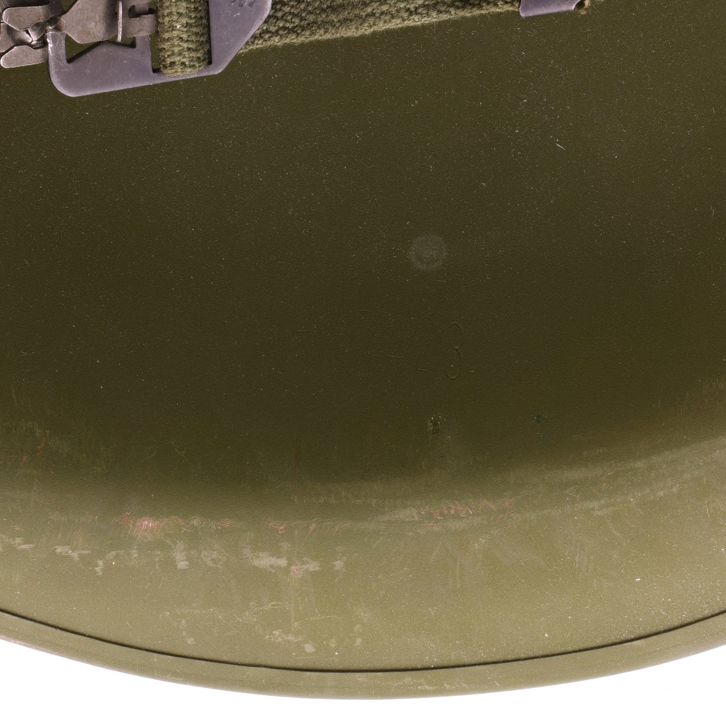 Vietnam War U.S. Ingersoll Swivel Loop M-1 Helmet & Liner Set with Camouflage Cover & Foliage Band (1964-68)