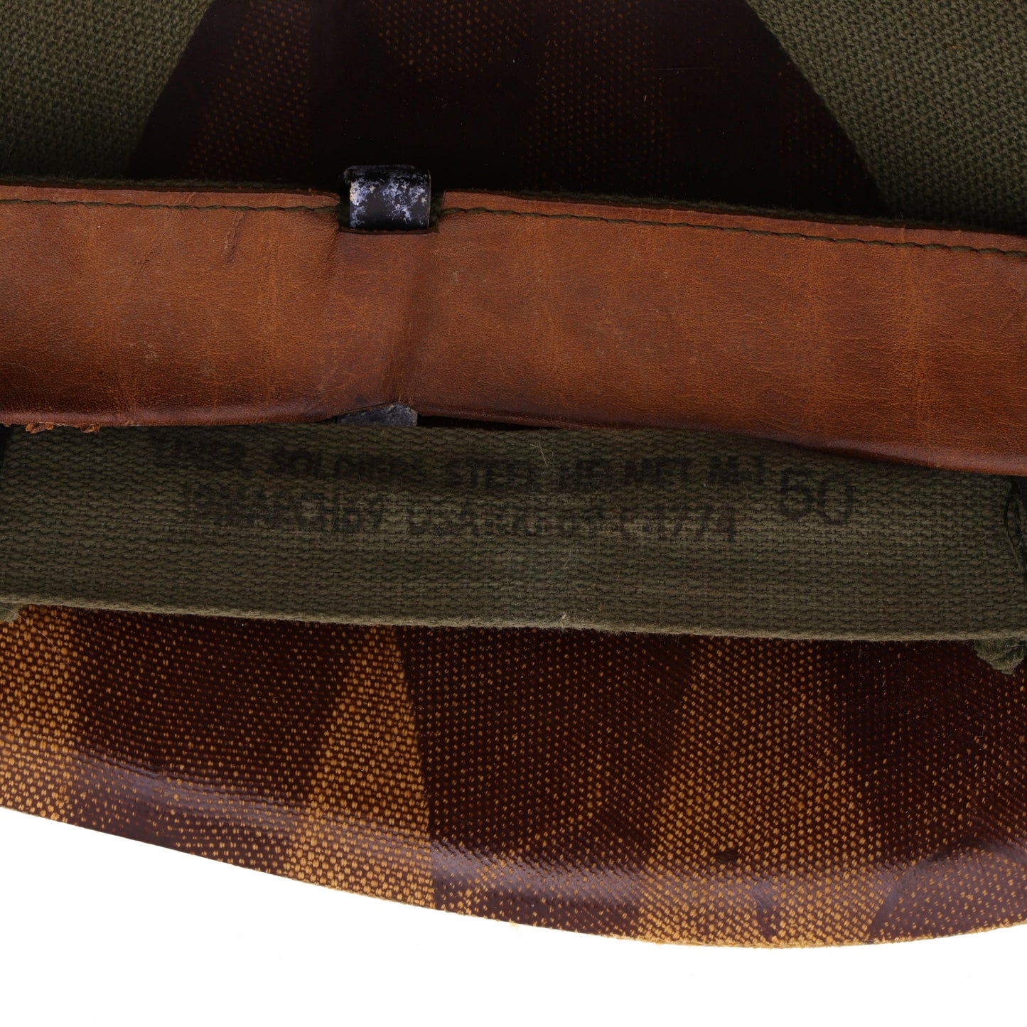 Vietnam War U.S. M-1 Helmet Liner with Headband (1969-72)
